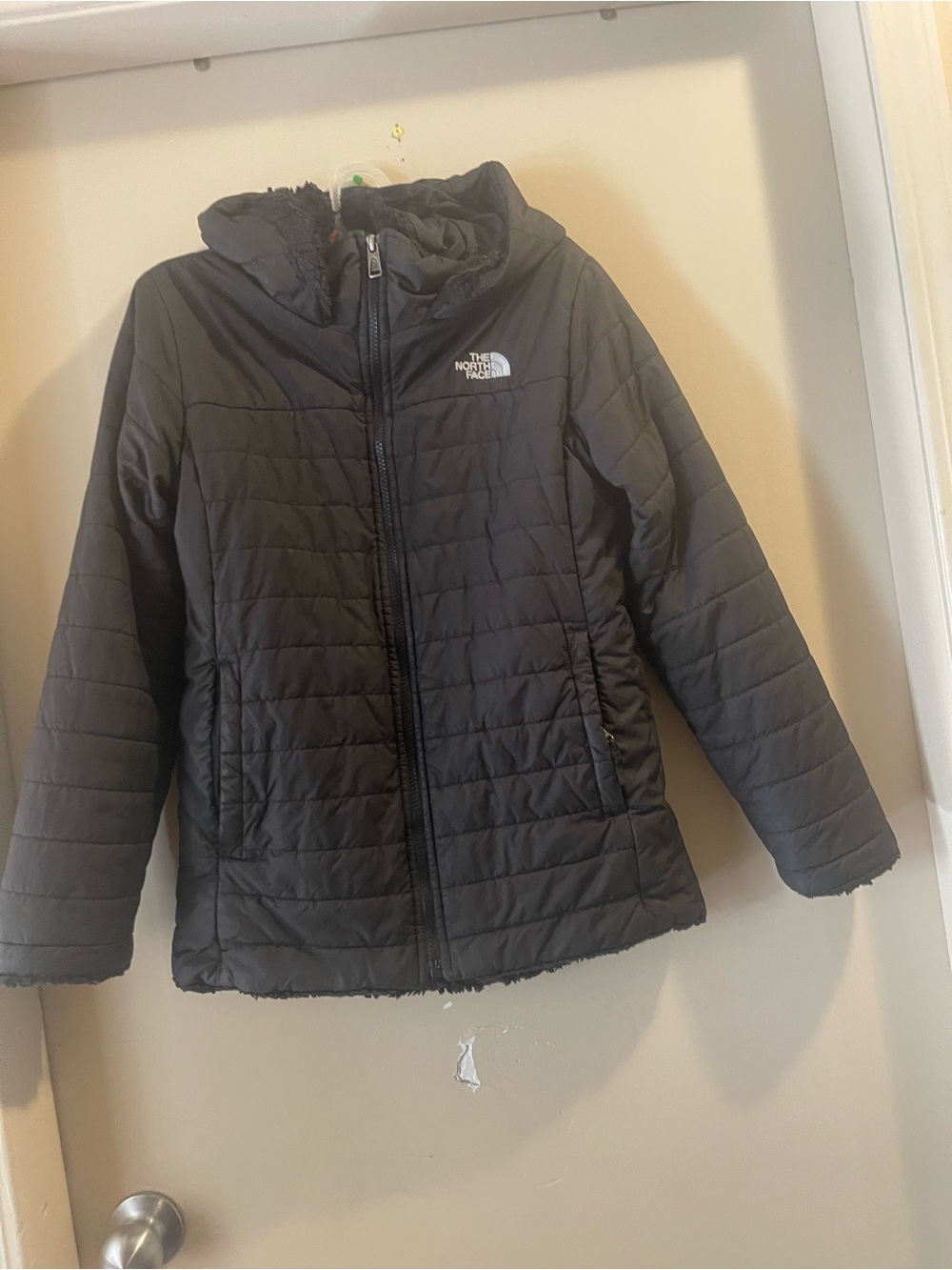The North Face Women’s Black Quilted Hooded Puffer Jacket